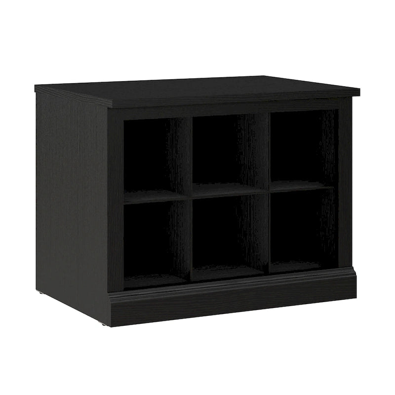 Massivholz-Murphy-Bettkommode mit Schublade und USB-Ladestation
