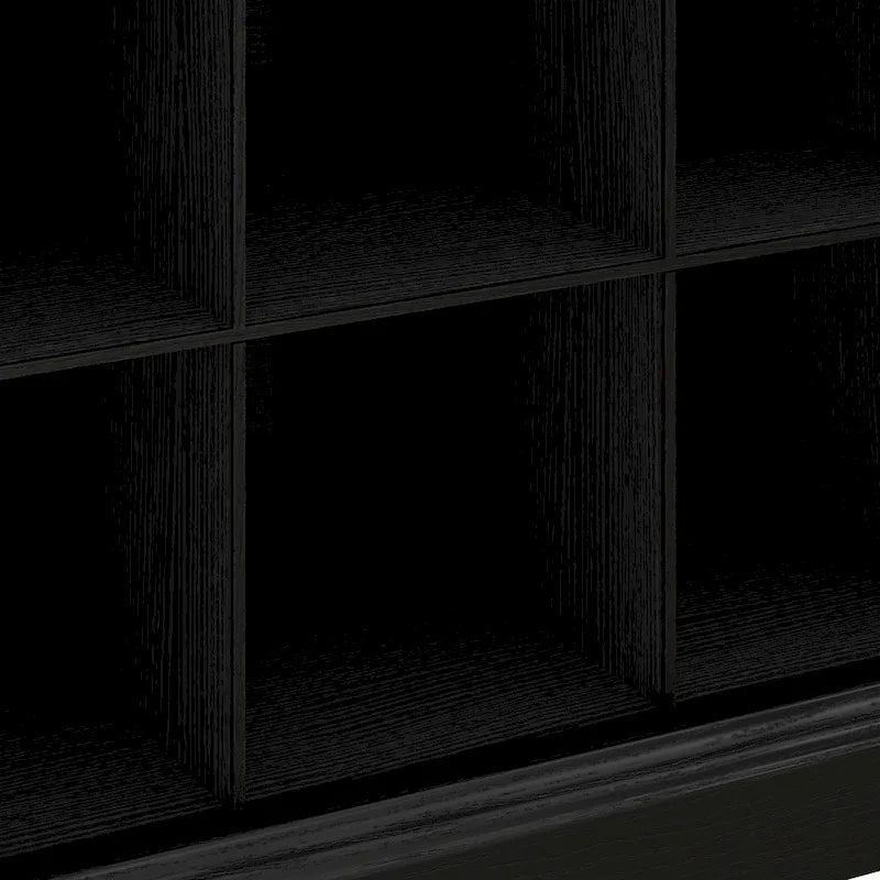 Massivholz-Murphy-Bettkommode mit Schublade und USB-Ladestation