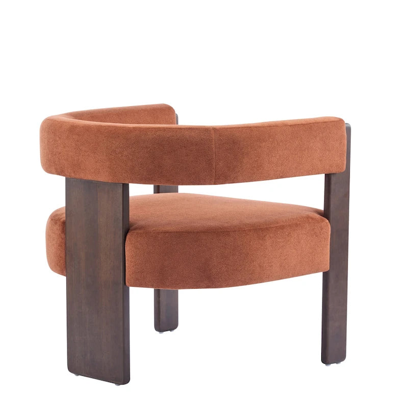 Moderner Polstersessel aus Bouclé-Stoff