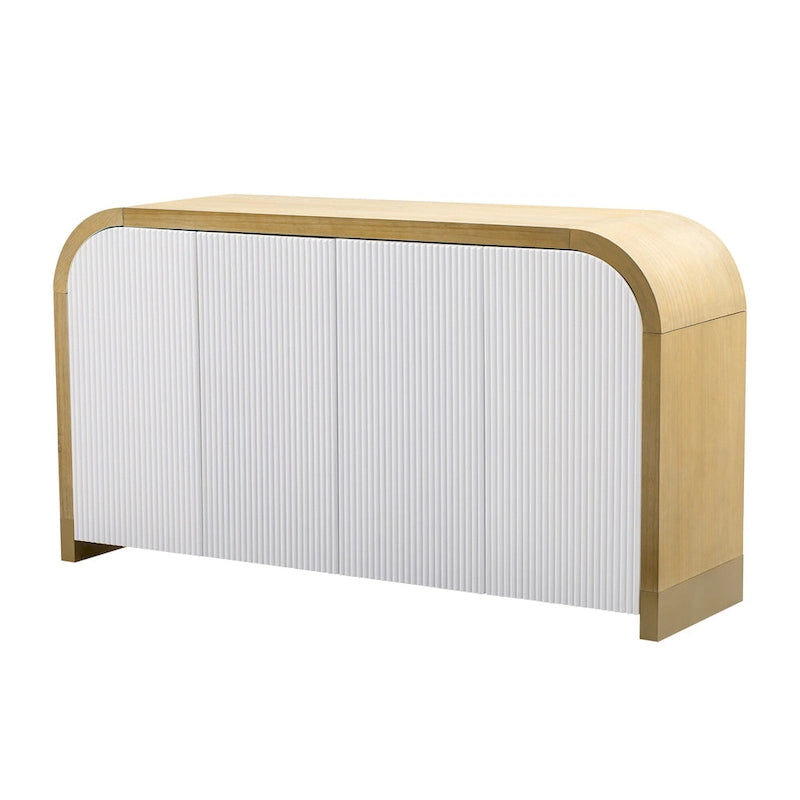 Moderner 4-Türiger Schrank mit verstellbaren Einlegeböden