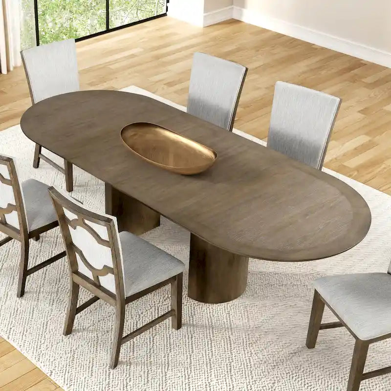 Moderner Esstisch „Farmhouse Oak“ ausziehbar, 259 cm