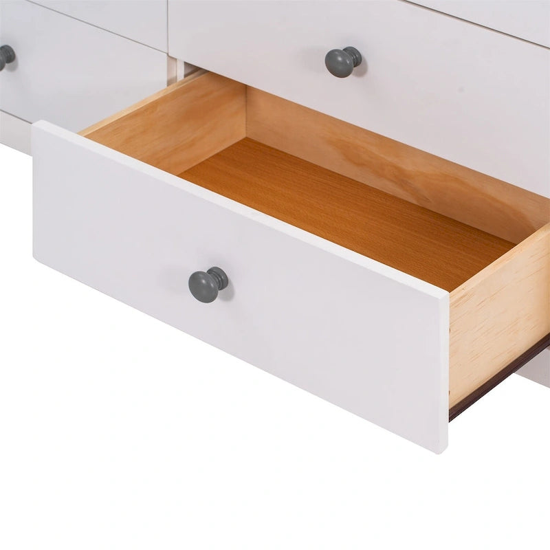 Kommode aus Holz mit 6 Schubladen