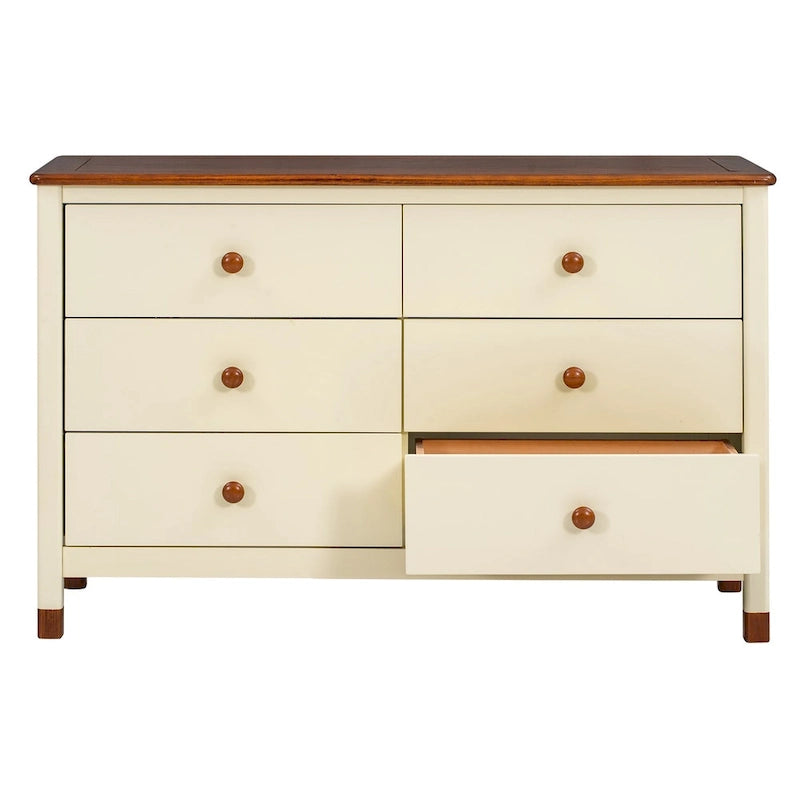 Kommode aus Holz mit 6 Schubladen