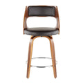 Mid-Century Modern drehbarer Tresenhocker, 2er-Set