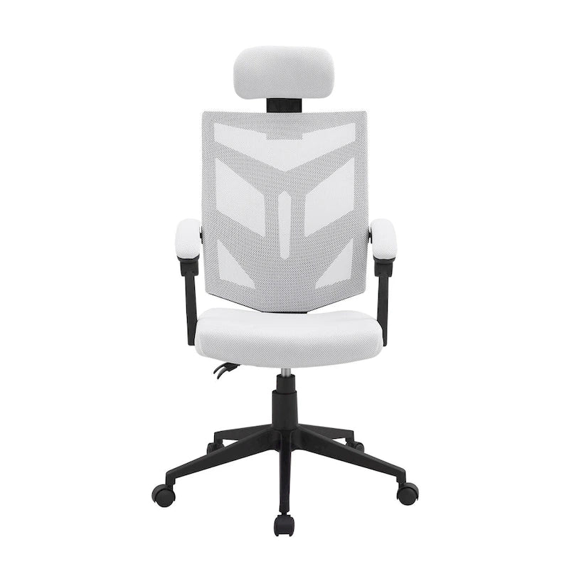 Ergonomischer Bürostuhl mit hoher Rückenlehne, Netzstoff und Kopfstütze