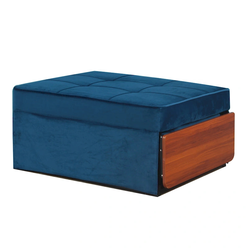 Cabrio Cocktail-Ottomane/Futon mit klappbarem Beistelltisch