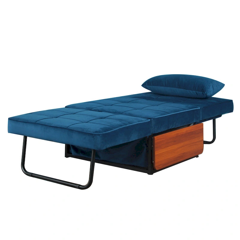 Cabrio Cocktail-Ottomane/Futon mit klappbarem Beistelltisch