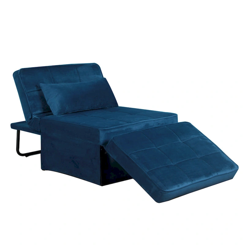 Cabrio Cocktail-Ottomane/Futon mit klappbarem Beistelltisch