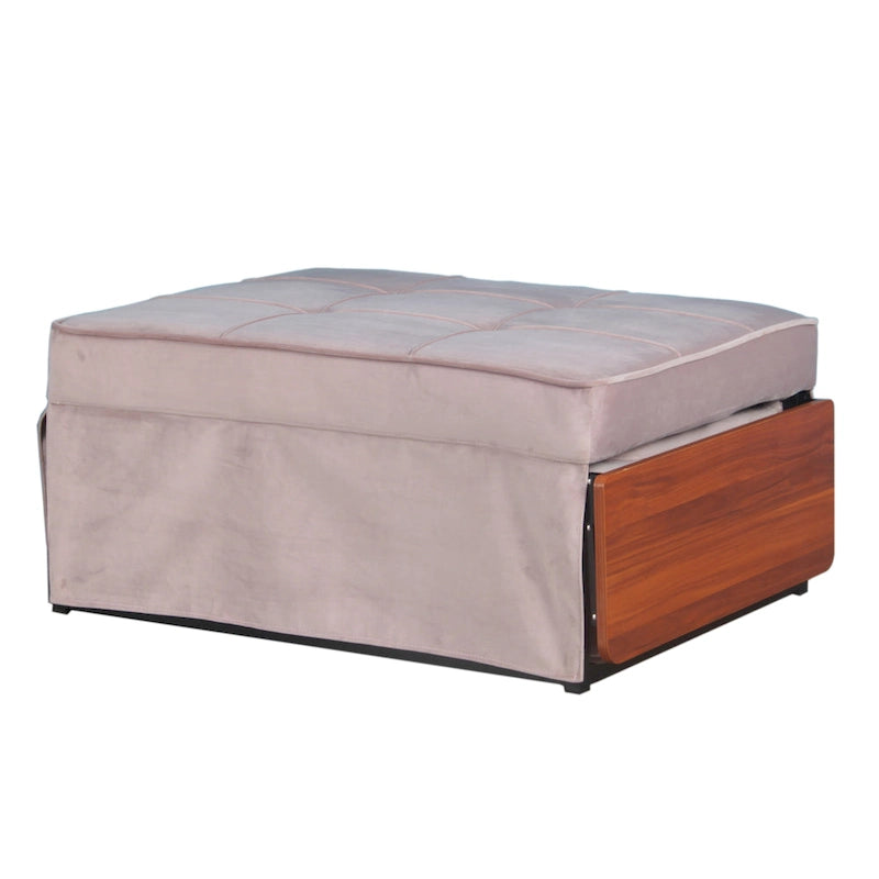 Cabrio Cocktail-Ottomane/Futon mit klappbarem Beistelltisch