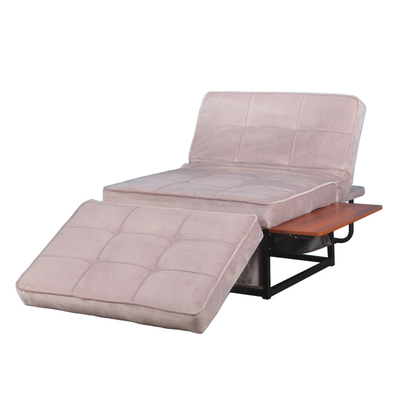 Cabrio Cocktail-Ottomane/Futon mit klappbarem Beistelltisch