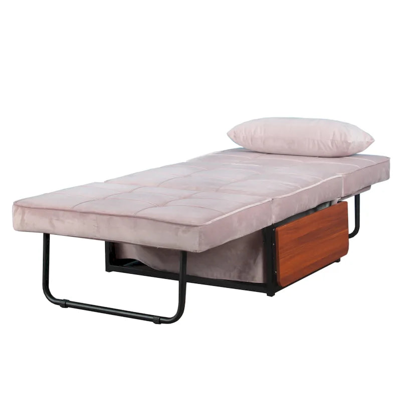 Cabrio Cocktail-Ottomane/Futon mit klappbarem Beistelltisch