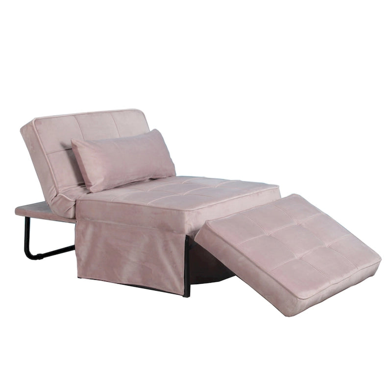 Cabrio Cocktail-Ottomane/Futon mit klappbarem Beistelltisch