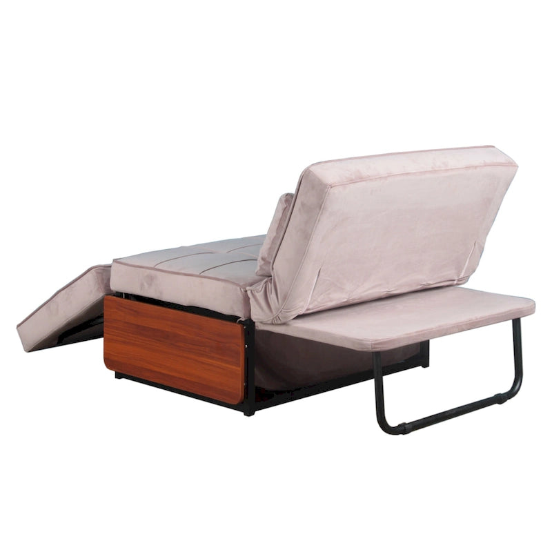 Cabrio Cocktail-Ottomane/Futon mit klappbarem Beistelltisch