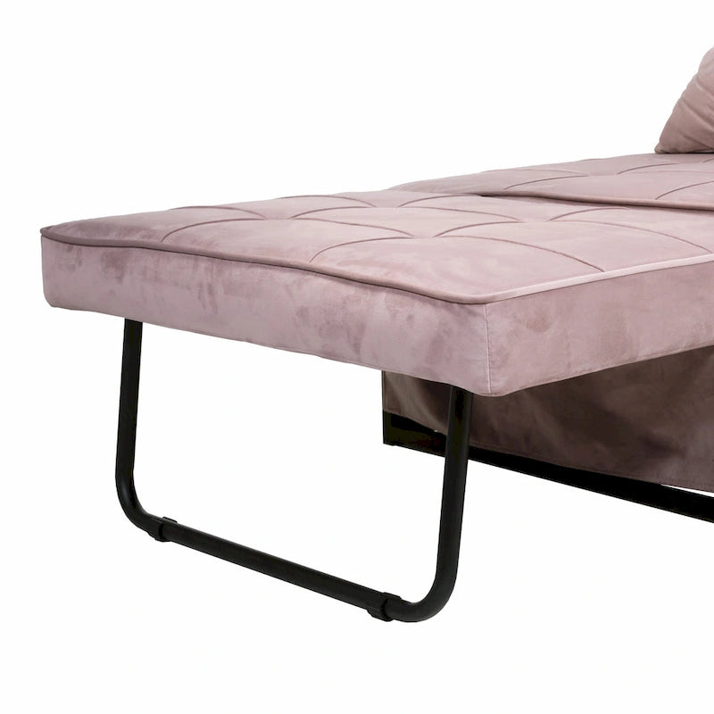Cabrio Cocktail-Ottomane/Futon mit klappbarem Beistelltisch