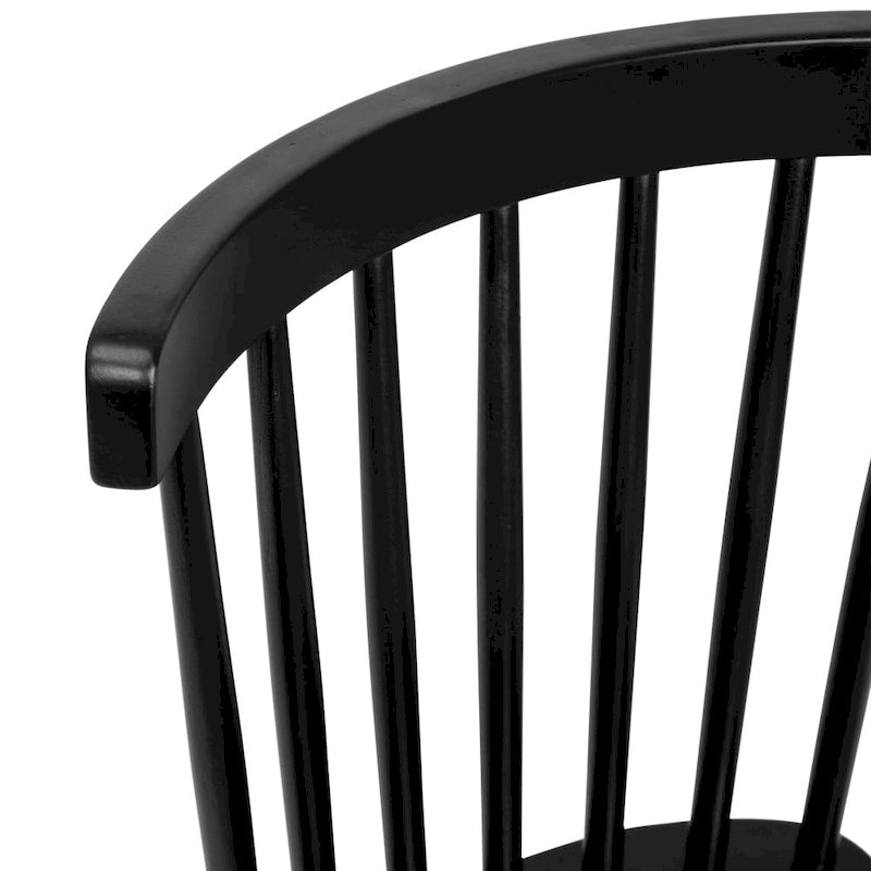 Esszimmerstühle im Windsor-Stil aus Massivholz mit Spindellehne, 2er-Set