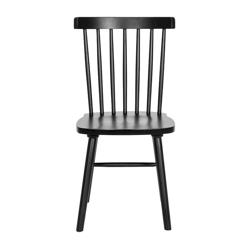 Esszimmerstühle im Windsor-Stil aus Massivholz mit Spindellehne, 2er-Set