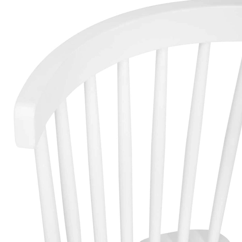 Esszimmerstühle im Windsor-Stil aus Massivholz mit Spindellehne, 2er-Set