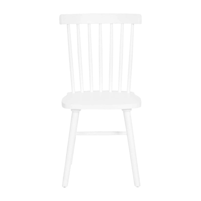 Esszimmerstühle im Windsor-Stil aus Massivholz mit Spindellehne, 2er-Set