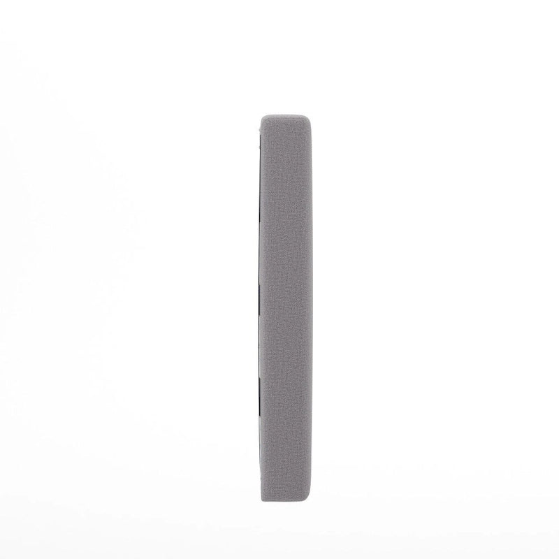 Gepolstertes Kopfteil mit 2 Steckdosen, 1 USB- und 1 USB-C-Anschluss