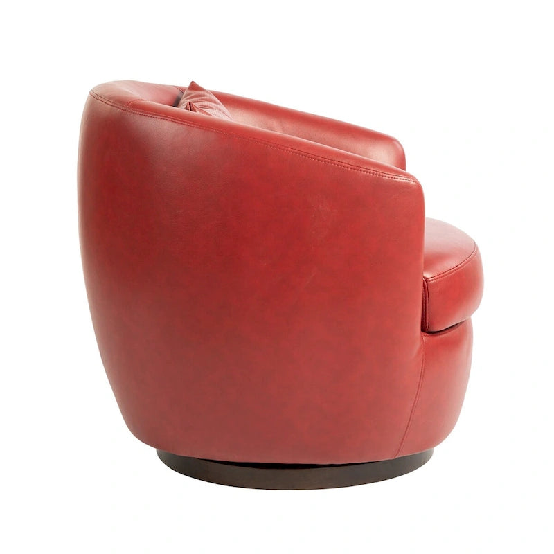 Gepolsterter drehbarer Tonnen-Sessel mit verstecktem Stauraum