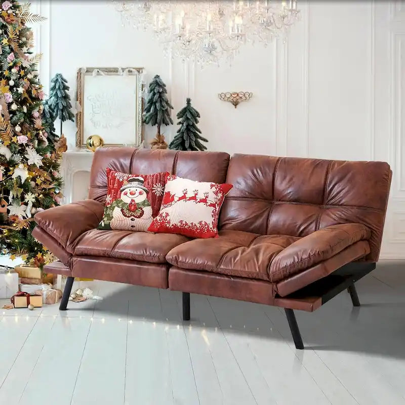 Cabrio Futon Schlafsofa mit verstellbaren Armlehnen