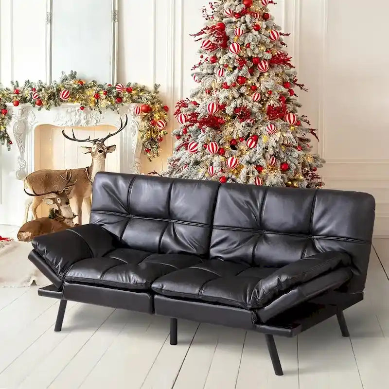 Cabrio Futon Schlafsofa mit verstellbaren Armlehnen