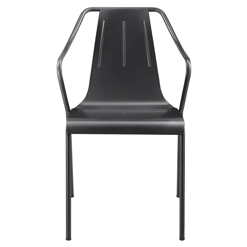 Metall-Bistro-Esszimmerstuhl, 4er-Set