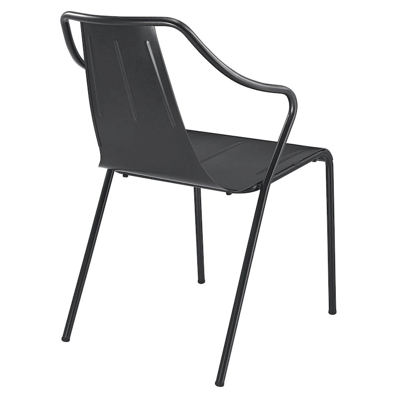Metall-Bistro-Esszimmerstuhl, 4er-Set