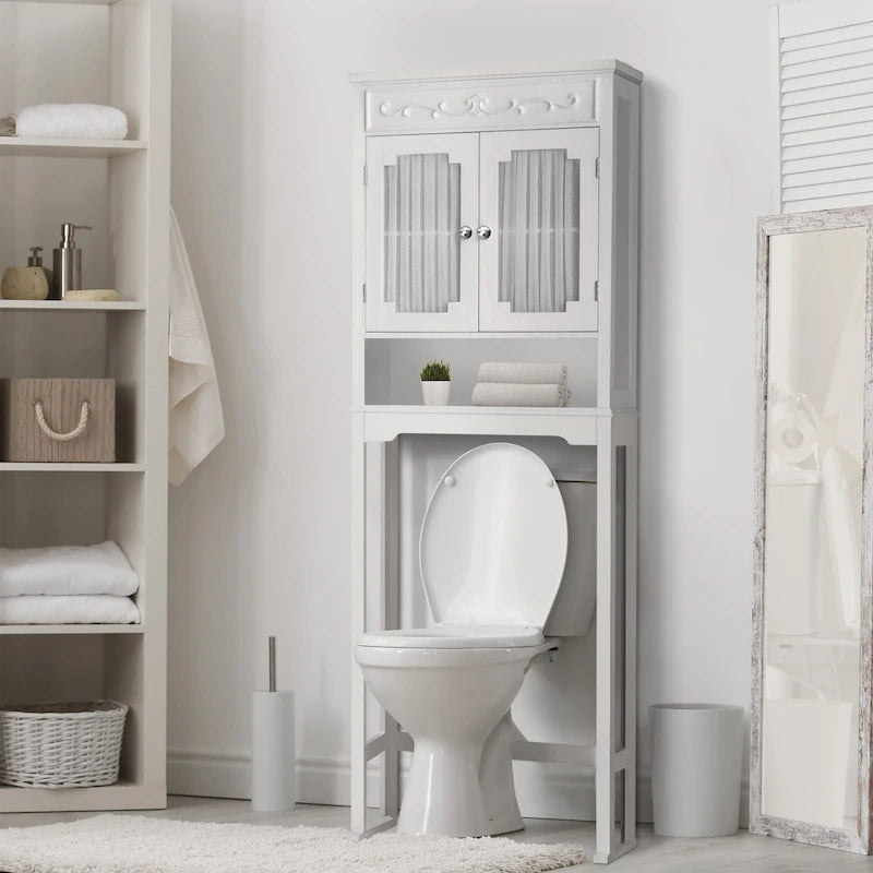 Holz-Über-Toilette-Platzsparschrank