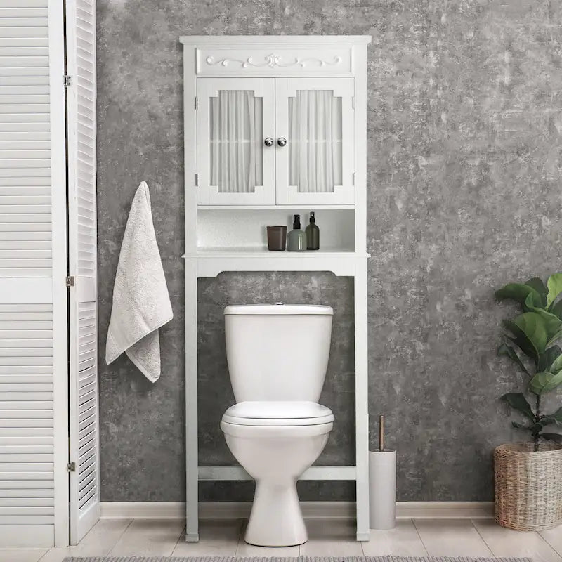 Holz-Über-Toilette-Platzsparschrank
