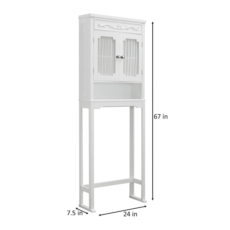 Holz-Über-Toilette-Platzsparschrank