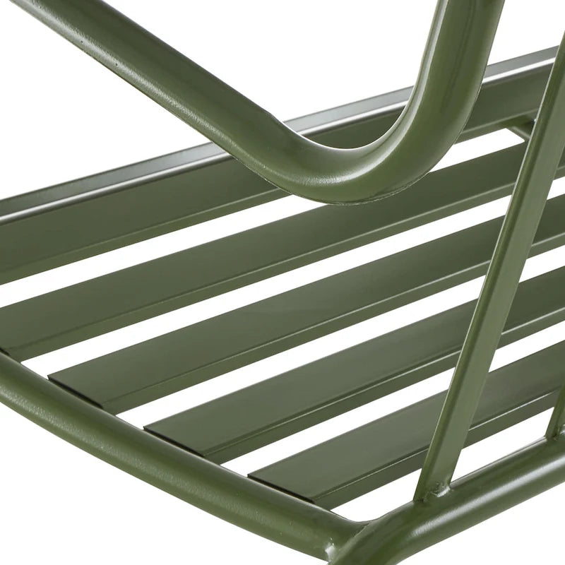 3-stufiger Barwagen aus goldfarbenem Metall und Glas mit Seitenstreben